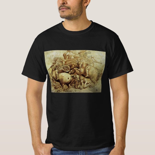 Leonardo da Vinci's The Battle of Anghiari T-Shirt (Front)
