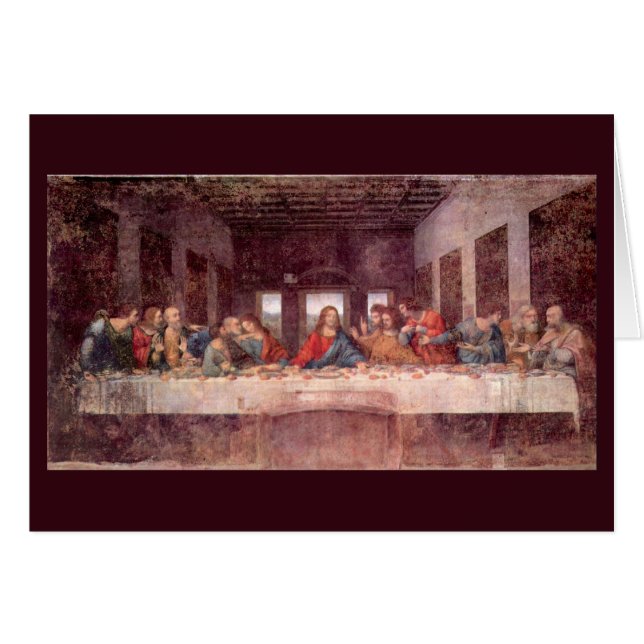 Leonardo da Vinci's The Last Supper (Front Horizontal)