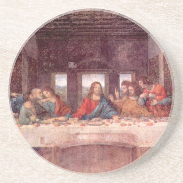 Leonardo da Vinci's The Last Supper Coaster (Front)