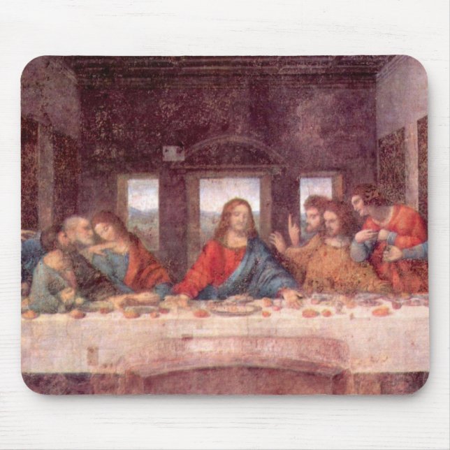 Leonardo da Vinci's The Last Supper Mouse Pad (Front)