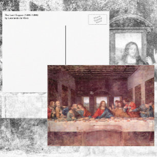 Leonardo da Vinci's The Last Supper Postcard