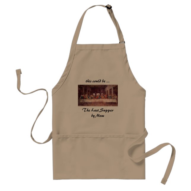 Leonardo da Vinci's The Last Supper Standard Apron (Front)