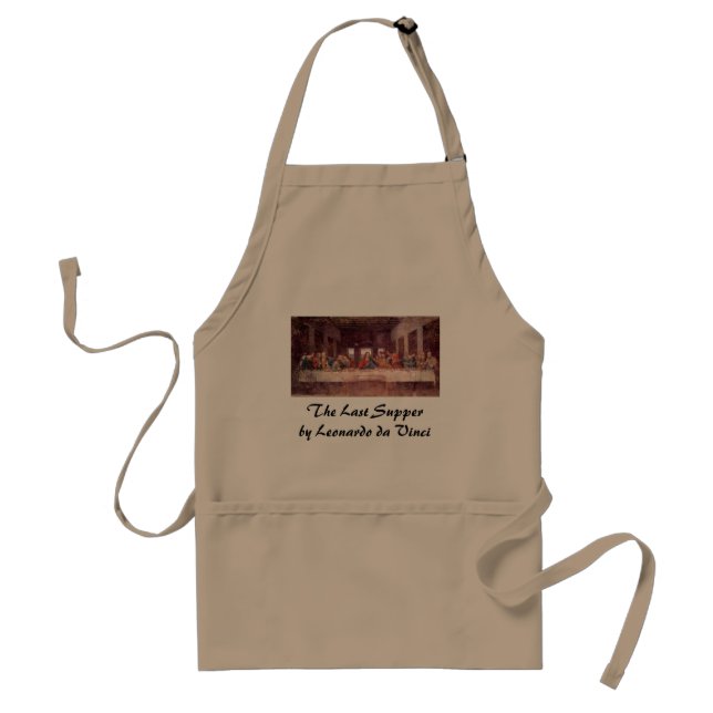 Leonardo da Vinci's The Last Supper Standard Apron (Front)