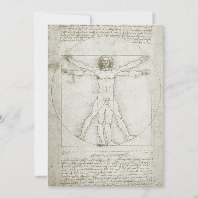 Leonardo da Vinci's Vitruvian Man (Front)