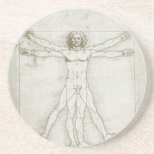 Leonardo da Vinci's Vitruvian Man Coaster (Front)