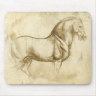 Leonardo DaVinci Horse Mouse Pad