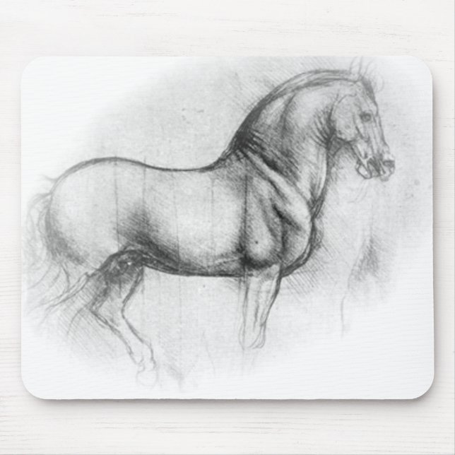 Leonardo DaVinci Horse mousepad (Front)