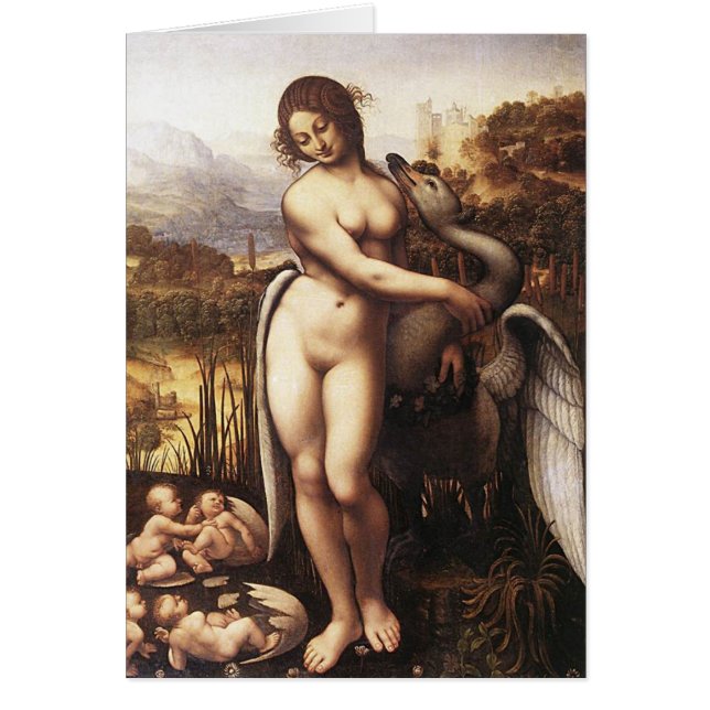 Leonardo DaVinci - Leda and the Swan (Front)