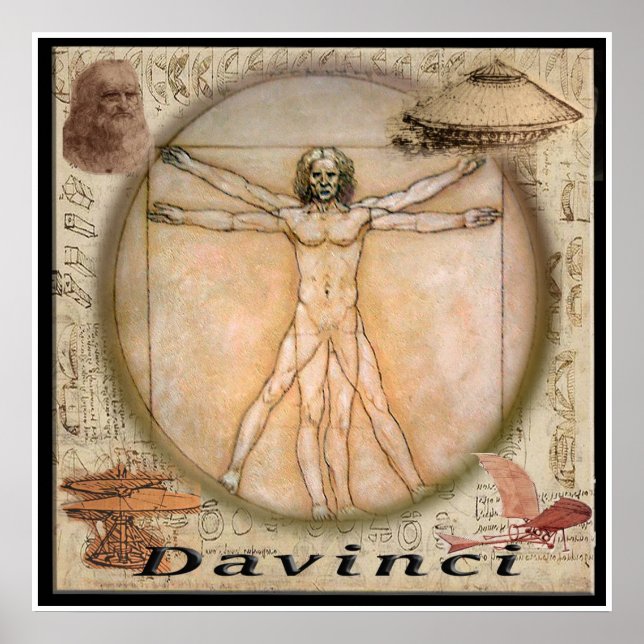 Leonardo Davinci poster (Front)