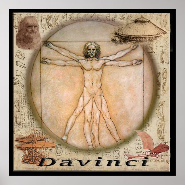 Leonardo Davinci poster (Front)