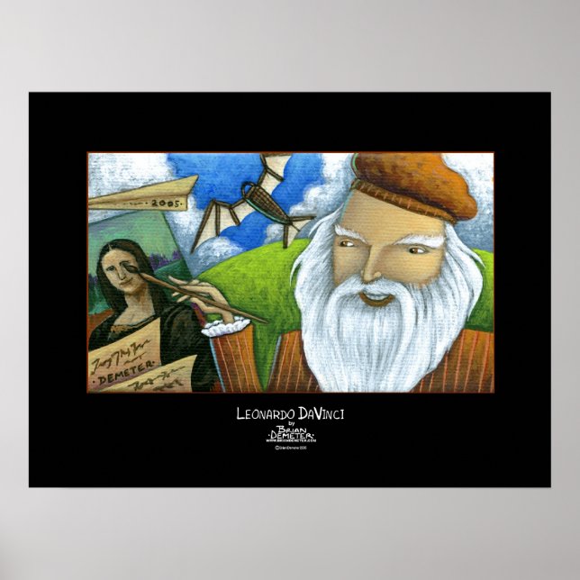 Leonardo daVinci Poster (Front)
