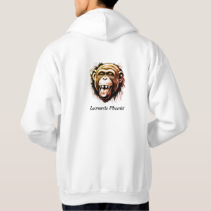 Leonardo Phoenix Monkey – A Whimsical Fusion  Hoodie