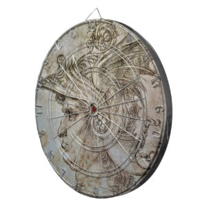 Leonardo’s Helmeted Warrior Dartboard