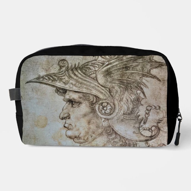 Leonardo’s Helmeted Warrior Dopp Kit (Front)
