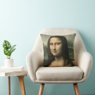 Leonardo Vinci   Mona Lisa, c.1503-6 Cushion