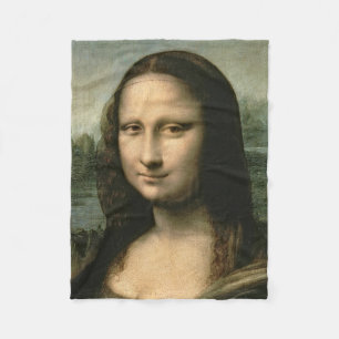 Leonardo Vinci Mona Lisa, c.1503-6 Fleece Blanket