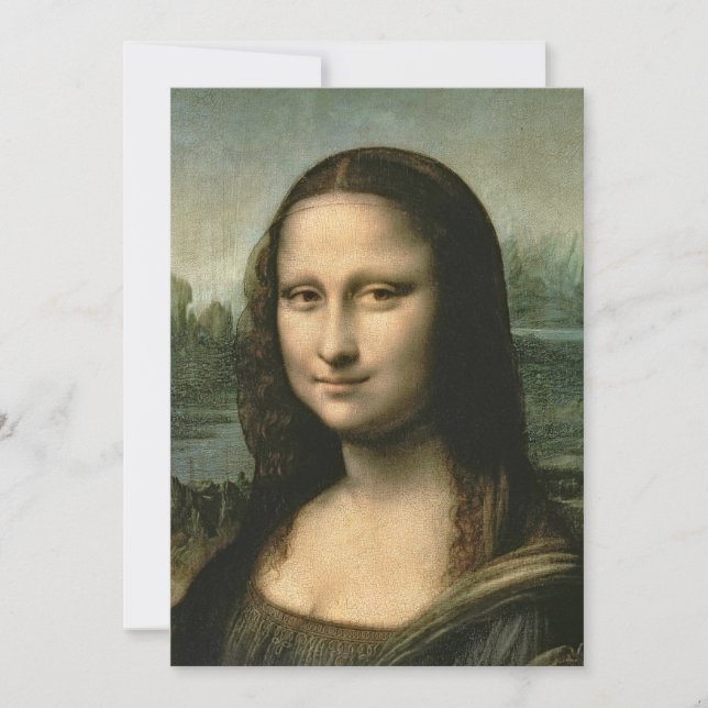 Leonardo Vinci | Mona Lisa, c.1503-6 Thank You Card (Front)