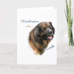 Leonberger Best Friend 2 Card