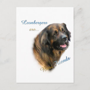 Leonberger Best Friend 2 Postcard