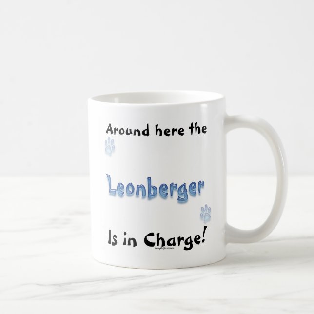 Leonberger Charge Coffee Mug (Right)