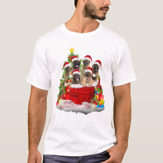 Leonberger Christmas Santa Claus T-Shirt