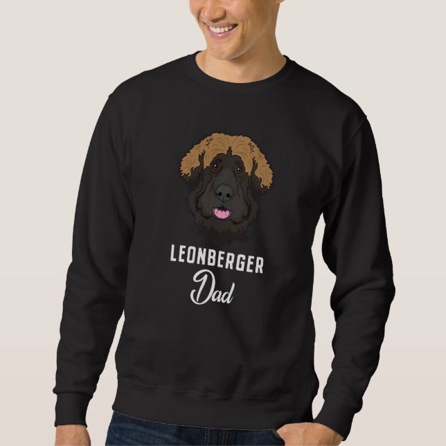 Leonberger Cute Dog Dad Sweatshirt (Front)