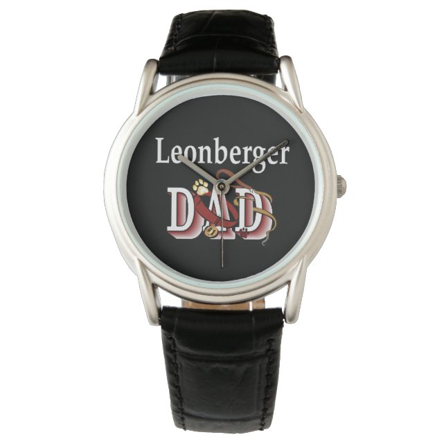 Leonberger Dad Gifts Watch (Front)