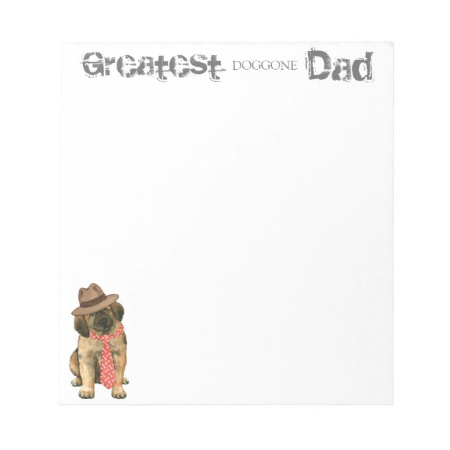 Leonberger Dad Notepad (Front)