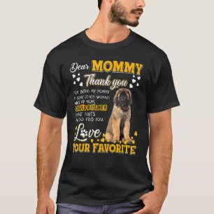 Leonberger Dear Mummy Thank You For Being My Mummy T-Shirt