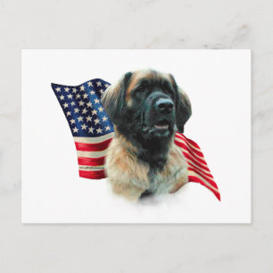 Leonberger Flag Postcard