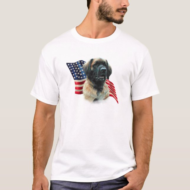 Leonberger Flag T-Shirt (Front)