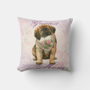 Leonberger Heart Mum Cushion