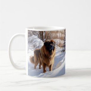 Leonberger Let It Snow Christmas Coffee Mug