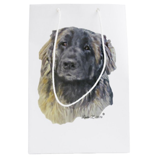 Leonberger Medium Gift Bag (Front)