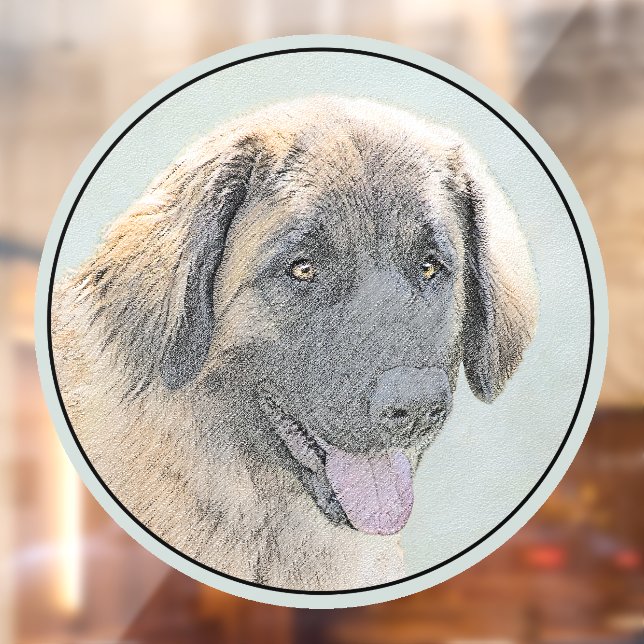 Leonberger Painting - Cute Original Dog Art (Sheet 2)