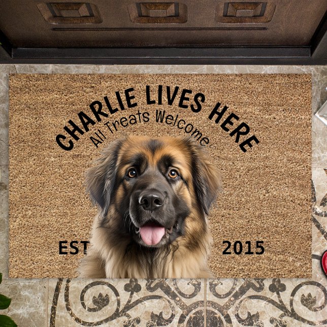Leonberger Personalised Pet Doormat (Creator Uploaded)