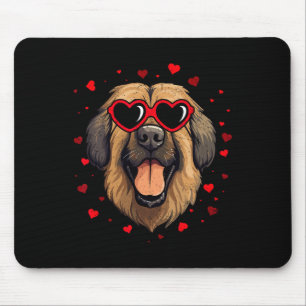 Leonberger Valentine Heart Cute Dog Lovers  Mouse Pad