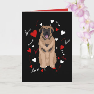 Leonberger Valentines Day Card