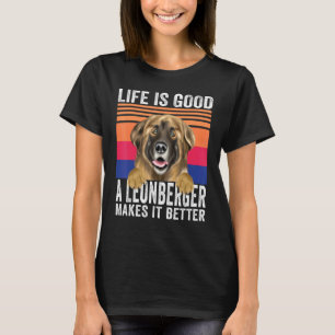 Leonbergers Makes Your Life Good Vintage T-Shirt