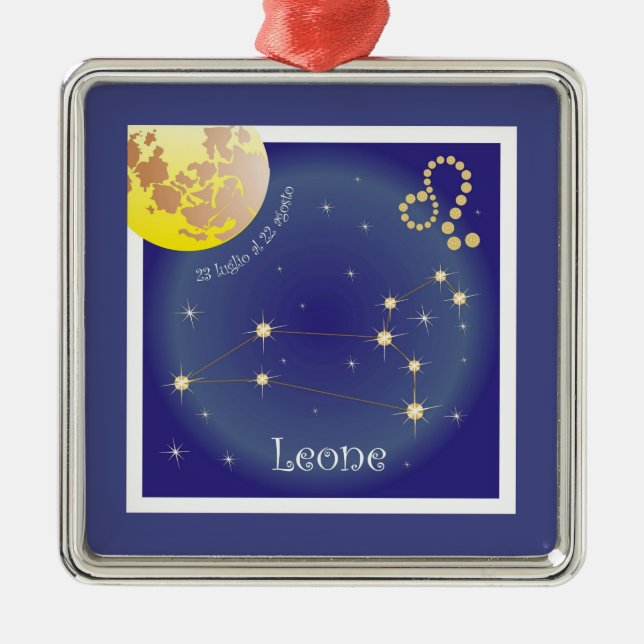 Leone 23 luglio al 22 agosto Ornament (Front)