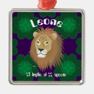 Leone 23 luglio al 22 agosto Ornamenti Metal Tree Decoration