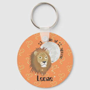 Leone 23 luglio al 22 agosto Portachiavi Key Ring