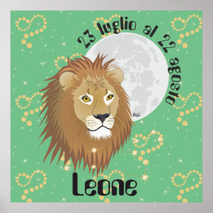 Leone 23 luglio al 22 agosto poster