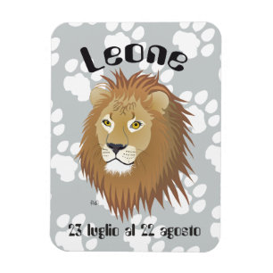 Leone 23 luglio al 22 agosto Premium Flexi Magnet
