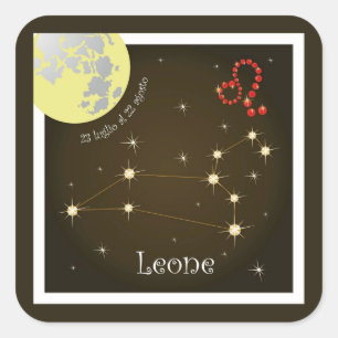 Leone 23 luglio al 22 agosto sticker