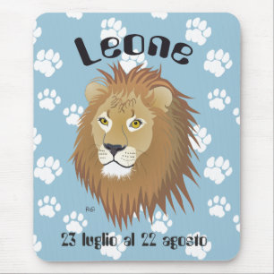 Leone 23 luglio al 22 agosto Tappetini per mouse Pad