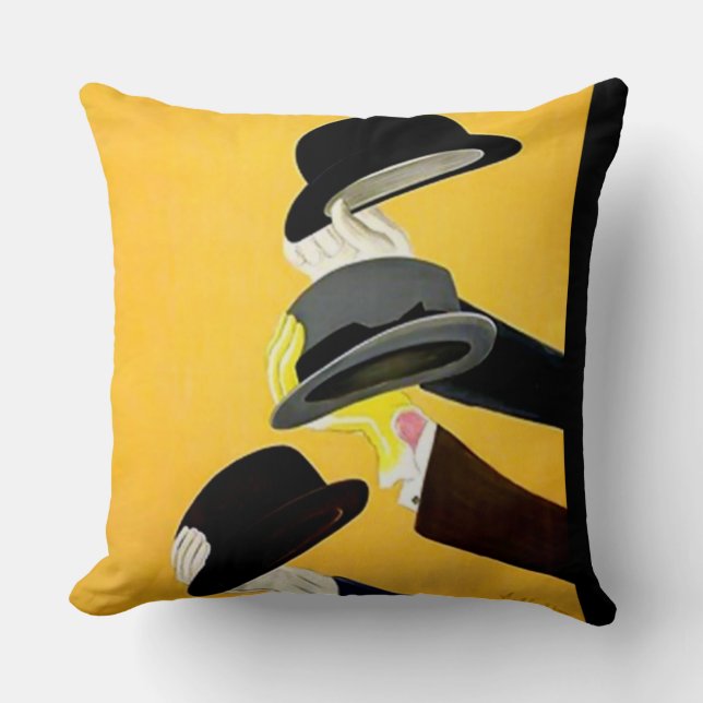 Leonetto Cappiello 1920's French Poster "Mossant" Cushion (Front)