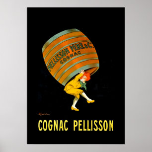 Leonetto Cappiello Art Deco Image Cognac Pellisson Poster