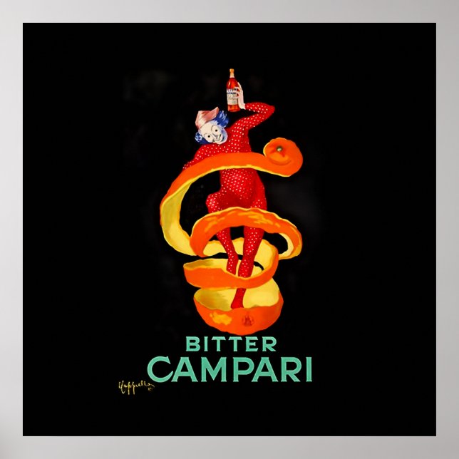 Leonetto Cappiello Bitter Orange Liqueur Poster (Front)