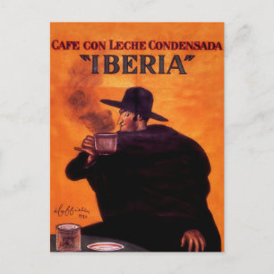 Leonetto Cappiello Iberia Coffee Advertising Postcard